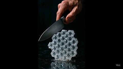 Diamond Honeycomb Cutting ASMR