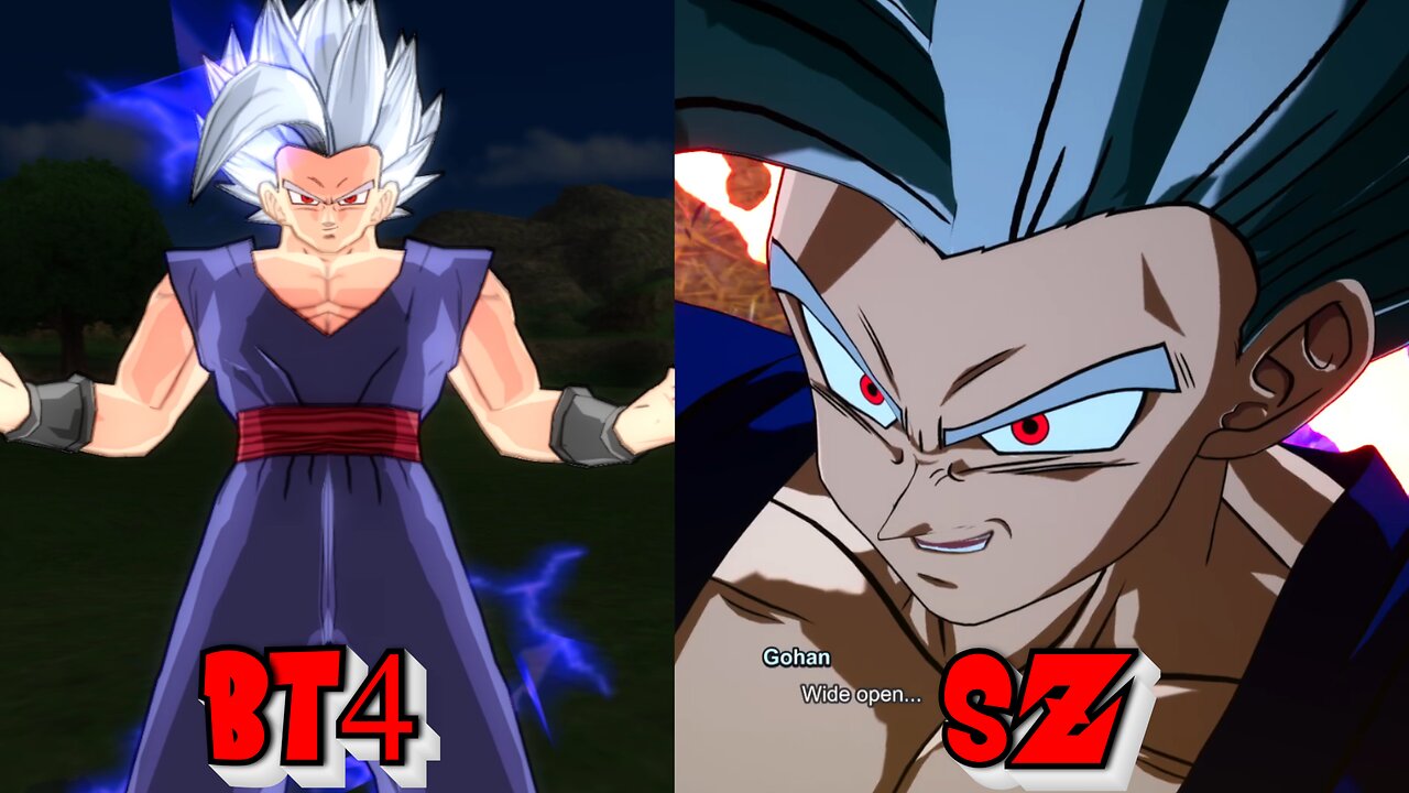 Gohan(Super Hero) Dragon Ball Sparking Zero VS Budokai Tenkaichi 4