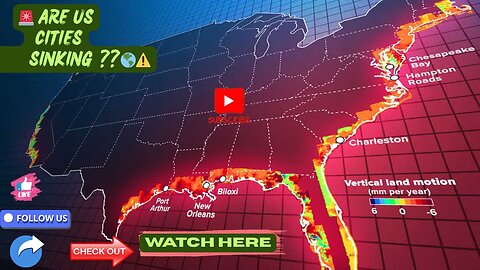 🌎⚠️ North America Is Sinking: Geologists Warn of Imminent Crustal Collapse 🌎⚠️