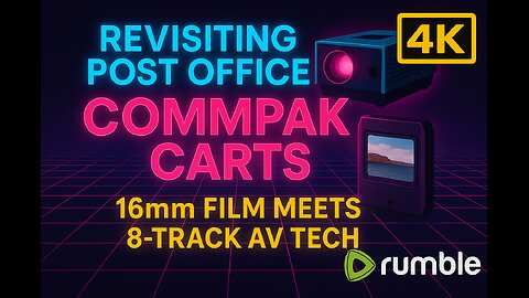 📼 Revisiting Post Office Commpak Carts | 16mm Film Meets 8-Track AV Tech