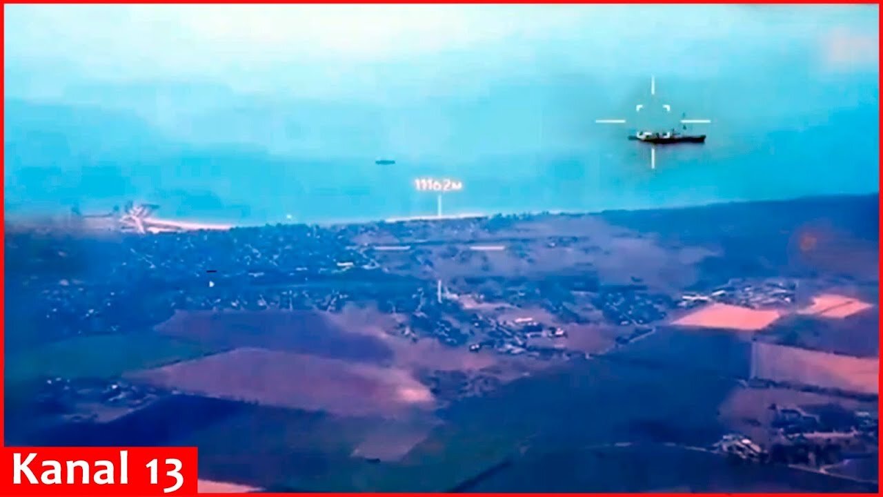 Russian port, warships are targeted in Mariupol： Shark drone flew 110 km conducting reconnaissance