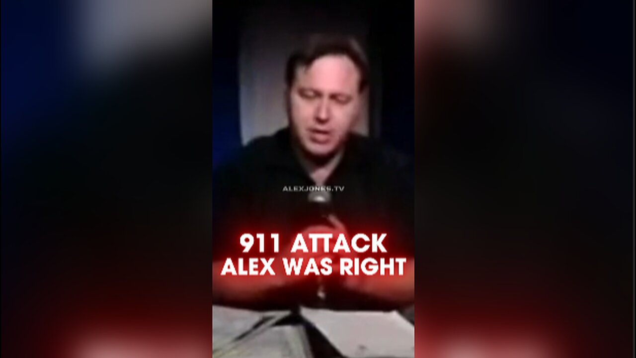 Alex Jones' Legendary 911 Prediction - 7/25/2001