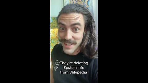 Ian Carroll ~ They're deleting Epstein info from Wikipedia