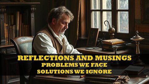 Reflections and Musings: Problems we face, solutions we ignore.