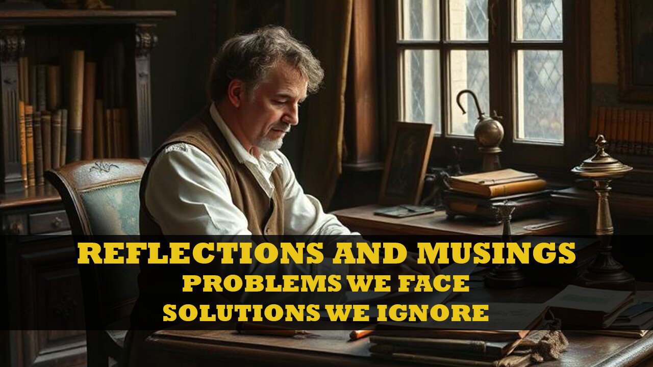 Reflections and Musings: Problems we face, solutions we ignore.