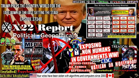 Ep 3734b - Trump Preps The Country/World For The Take Down Of The [DS], Setting The Stage