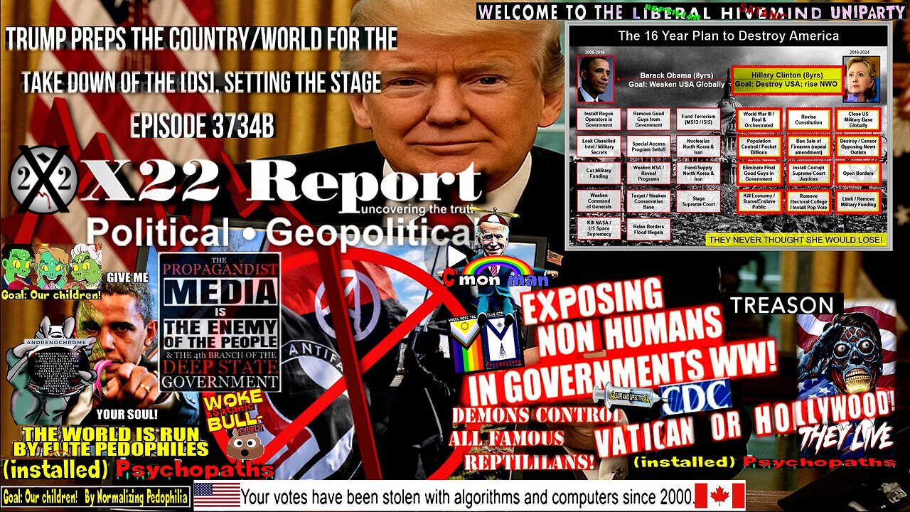 Ep 3734b - Trump Preps The Country/World For The Take Down Of The [DS], Setting The Stage