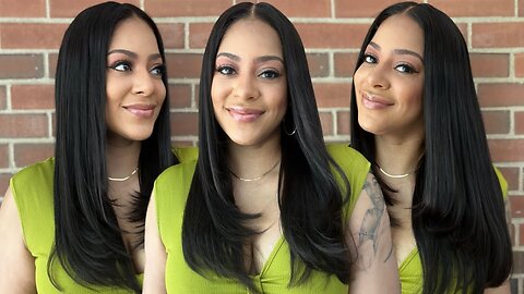 LuvMe Hair Layered Closure Unit Glueless and Easy To Install Face Framing Layers