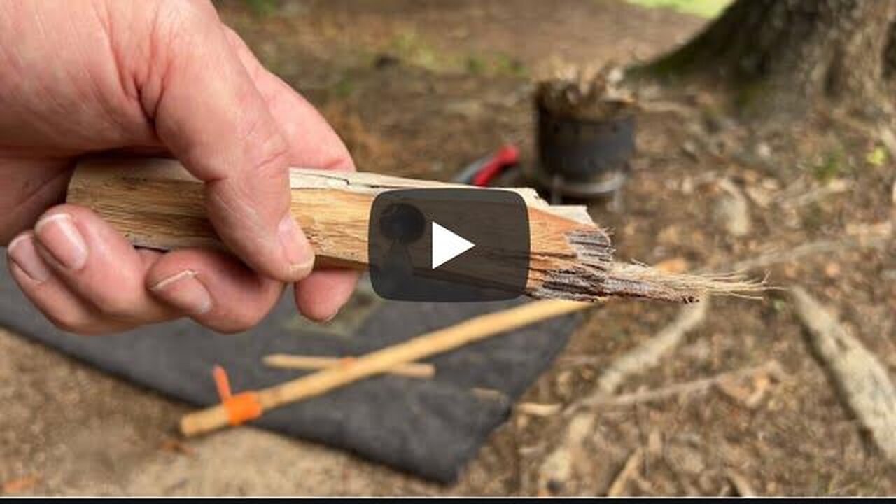 How To Bow Drill A Palm Frond