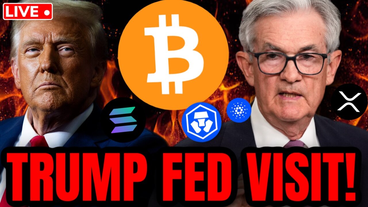 TRUMP Set To Visit FED To INVESTIGATE! (Crypto AND Stock Market EXPLODE!) Bitcoin VS Altcoins