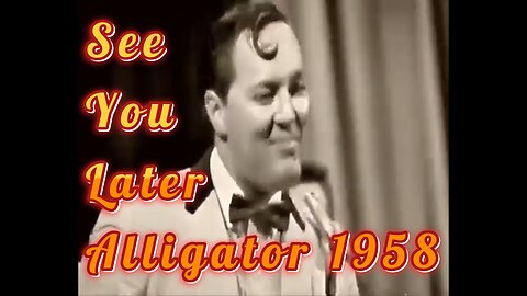 See You Later Alligator – Electrifying 1958 Live Performance! Rock 'n' Roll Time Capsule