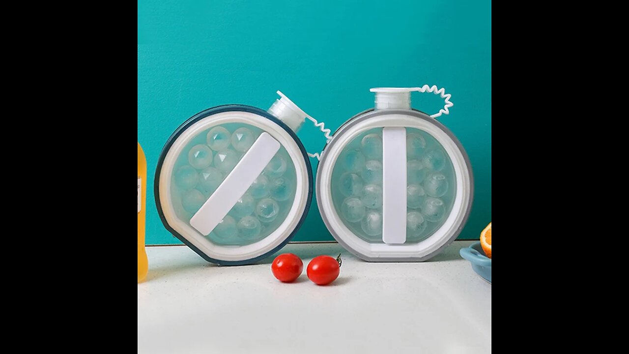 Ice Ball Mold with Leakproof Cap, for Bar Home Kitchen