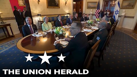 President Trump Participates in a Dinner with Israeli Prime Minister Netanyahu