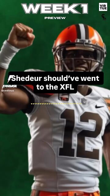 Shedeur Sanders should’ve went to the XFL if not drafted by end of 3rd round #shedeur