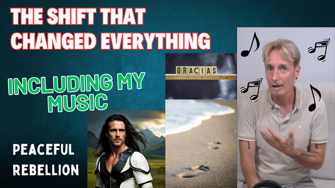 I was transformed and so was my music! Peaceful Rebellion #awake #aware