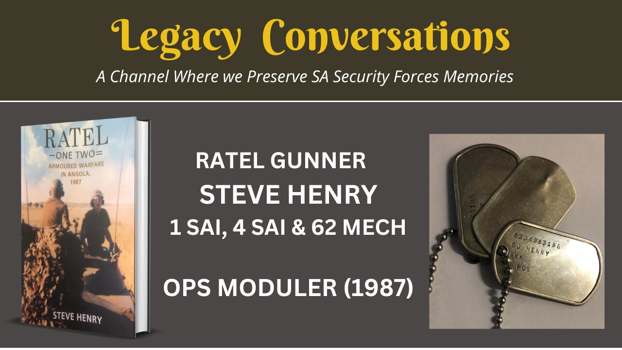 Steve Henry - Ratel Gunner during Ops Moduler