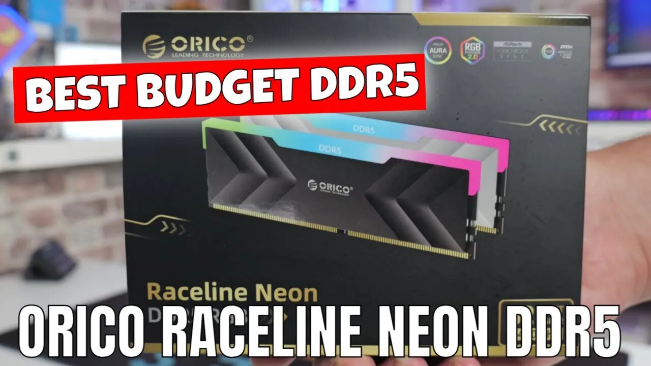 BEST Budget FAST RGB DDR5 RAM Orico Raceline Neon DDR5 CL32 6400 32GB Kit Testing