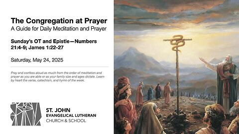 Sunday’s OT and Epistle—Numbers 21:4-9; James 1:22-27
