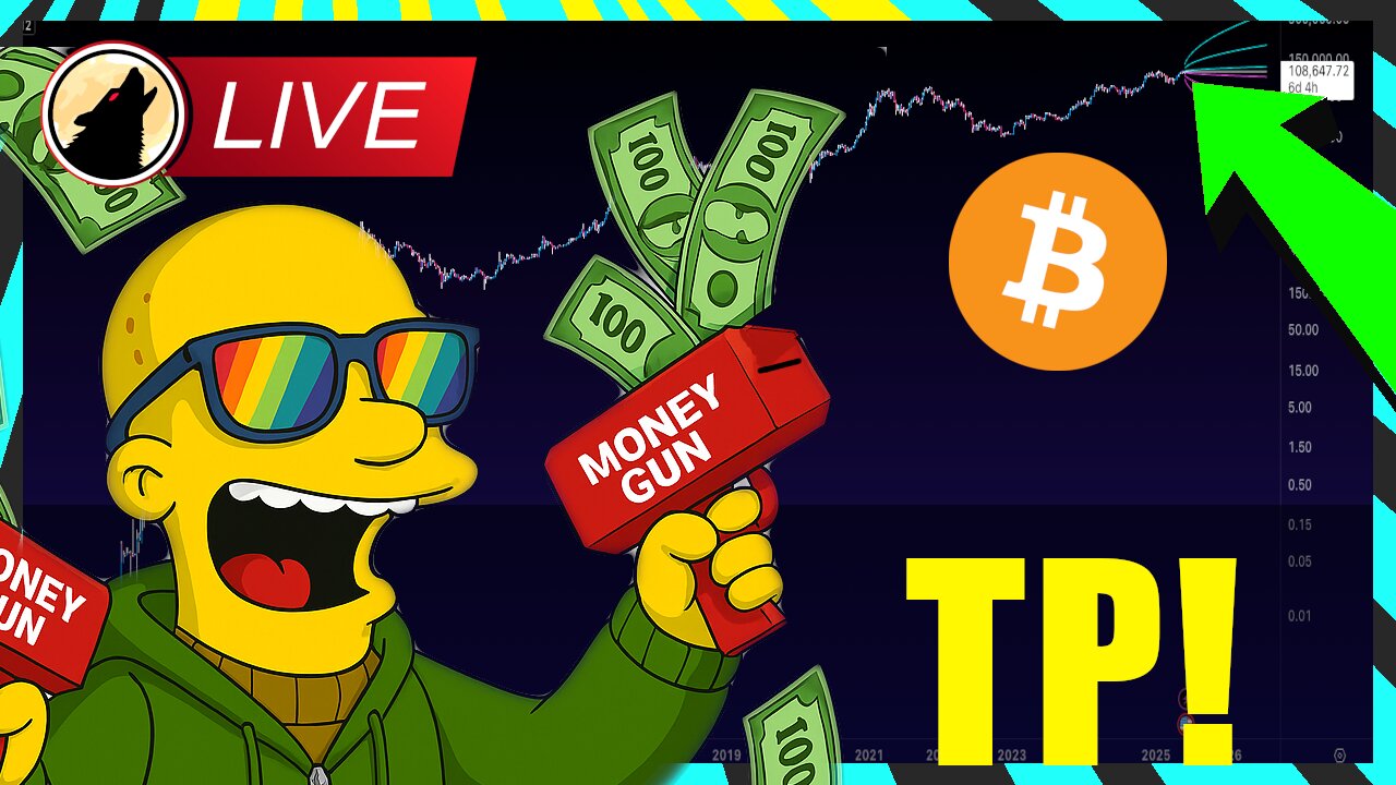 🐺 Successful Bitcoin Traders TAKE PROFITS! 🐺🚨LIVESTREAM🚨