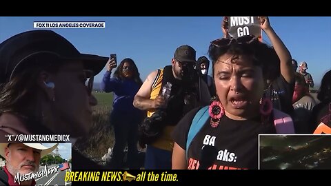BREAKING NEWS:📣 Protesters confront ICE Federal Agents at a Cannabis Farm in…