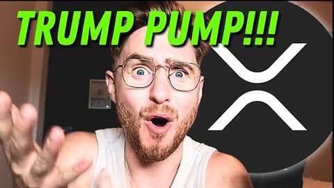 TRUMP CELEBRATES AS XRP RALLYS... IS IT OVER!?