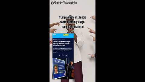 Trump rompe el silencio sobre Epstein y exige transparencia total