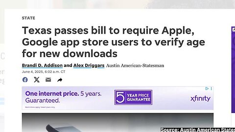 Texans Will Soon Be Forced to Verify Their Age to Download Apps