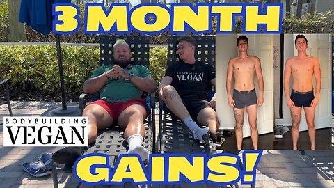 3 Month Transformation Journey Working With the BodyBuildingVegan
