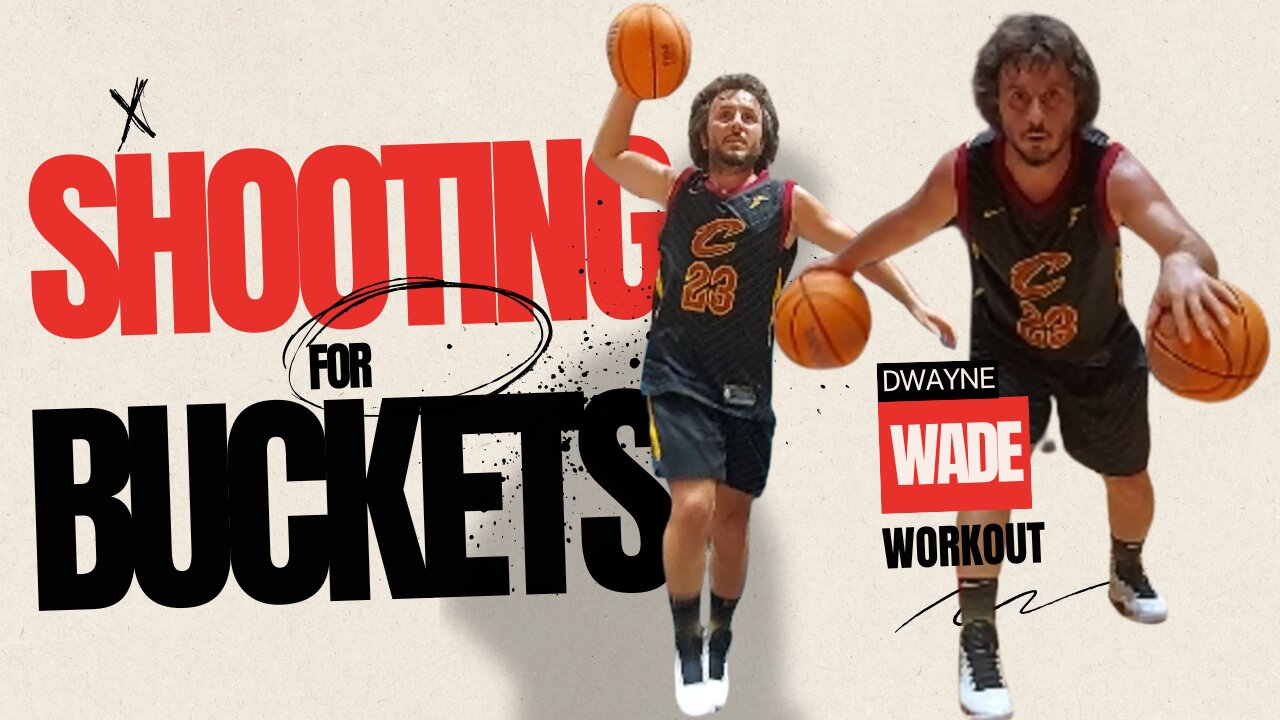 DWAYNE WADE NBA MID RANGE BASKETBALL SHOOTING WORKOUT FOR PERFECT BUCKETS