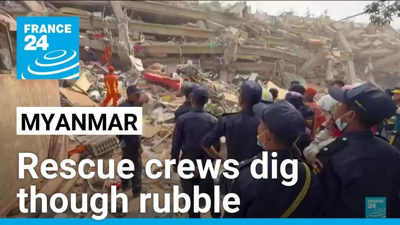 Number of victims in Myanmar quake expected to rise as searches continue