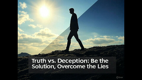 Truth vs. Deception: Be the Solution, Overcome the Lies