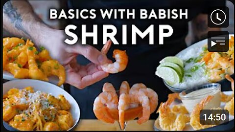 🍤 Shrimp Basics with Babish! 🧑‍🍳 Easy Cooking Tips & Tricks 🔥🍽️