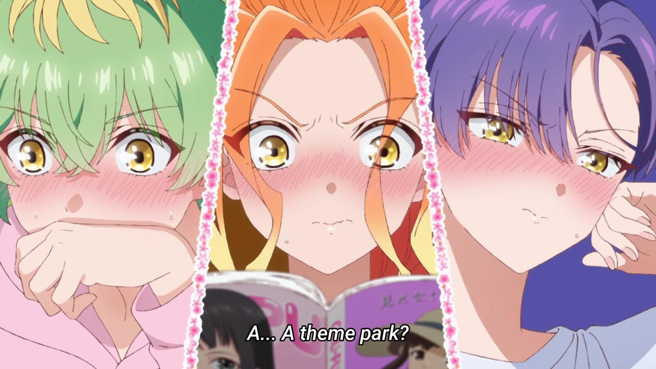 they are exited for the theme park | Dealing with Mikadono Sisters Is a Breeze