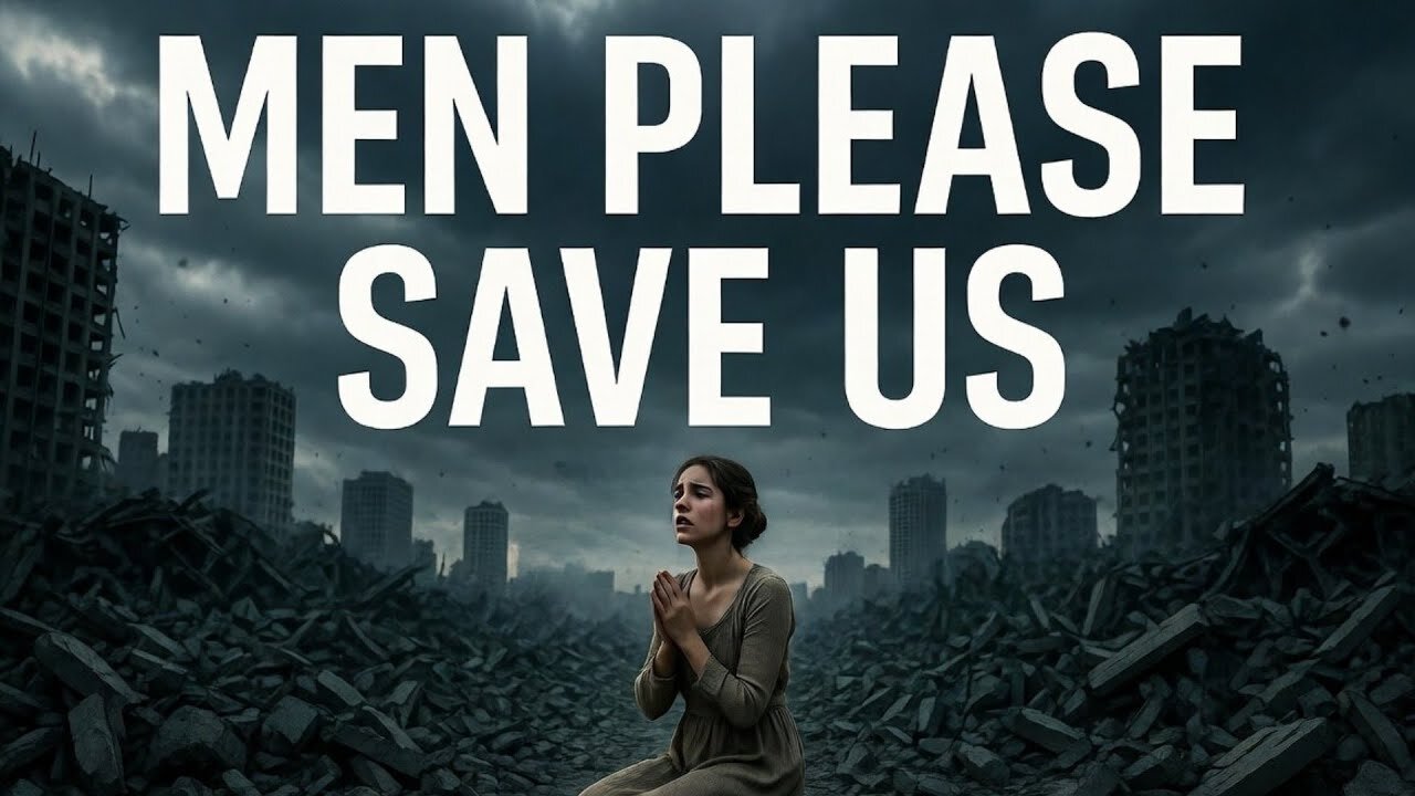 Women Finally Realize That Society Is Collapsing And Are Demanding Men Save Them