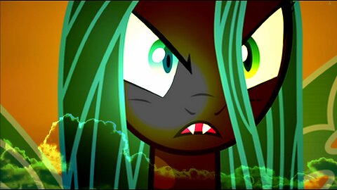 BEHOLD!!! Teenage Queen Chrysalis !!! / and pink friend?