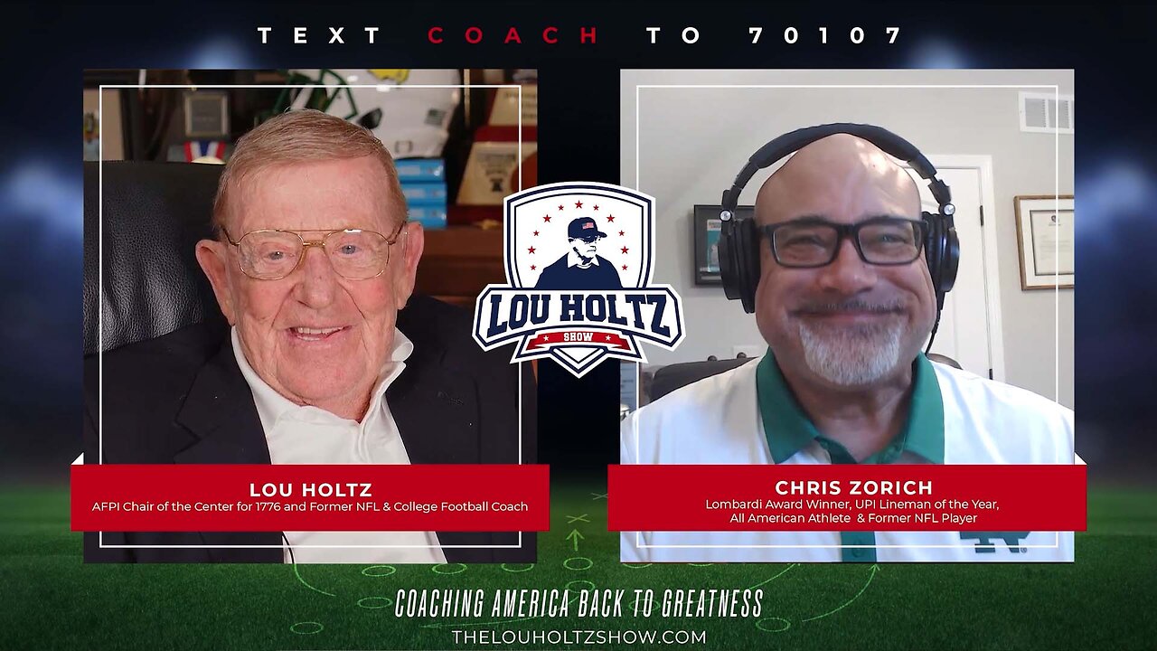 The Lou Holtz Show S2 EP13 | Chris Zorich on Grit, Love & Building a Legacy at Notre Dame #podcast