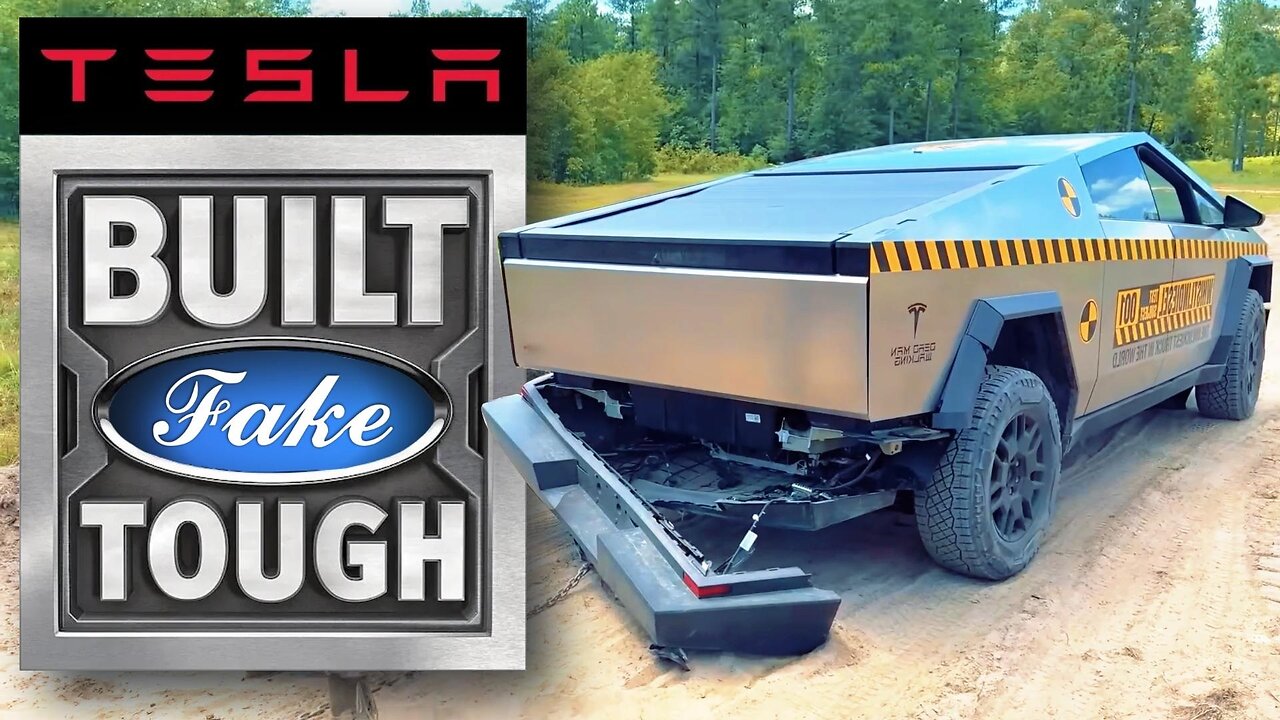 TESLA CYBERTRUCK — BUILT FAKE TUFF
