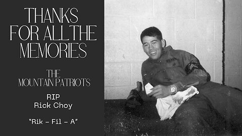 In Memory of Our Dear Friend Rick Choy -June 11, 1949 - June 23, 2025