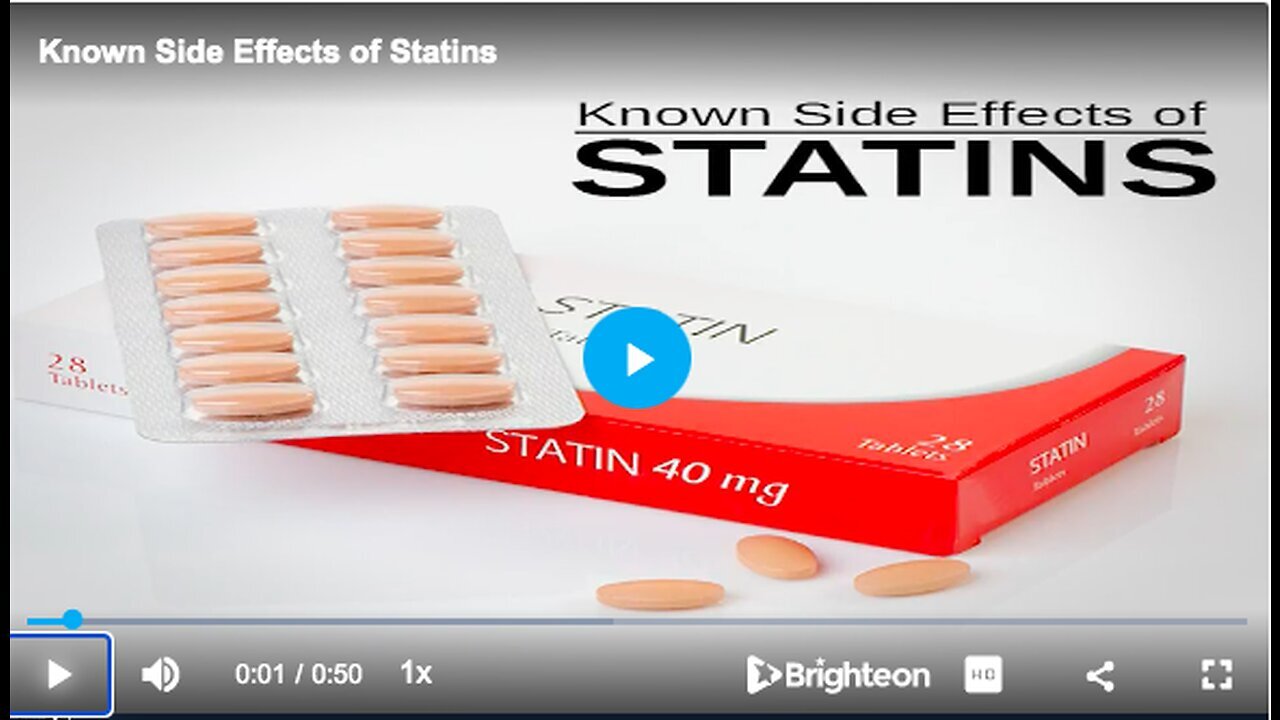 "Known Side Effects of Statins Like Lipitor"
