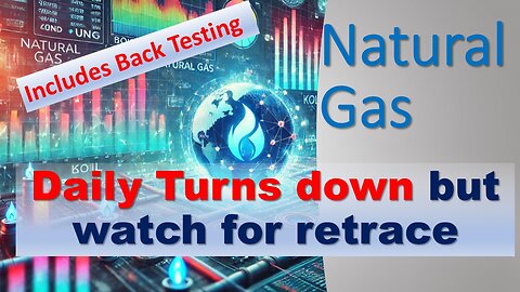 Natural Gas Daily Turns Down but watch for Retrace