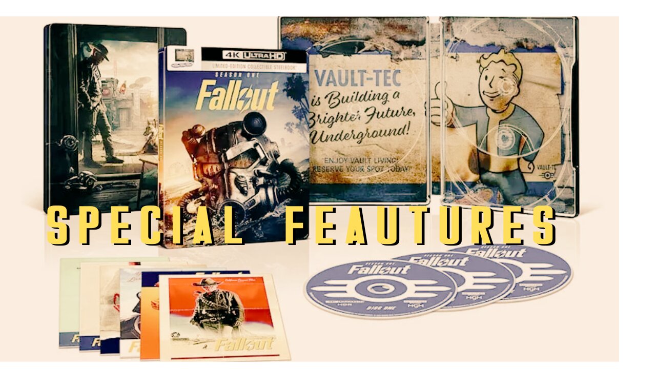 FALLOUT AMAZON EXCLUSIVE STEELBOOK EDITION SPECIAL FEATURES REVIEW