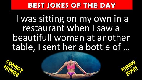 🤣 BEST JOKES OF THE DAY - saw a beautifull woman at another table
