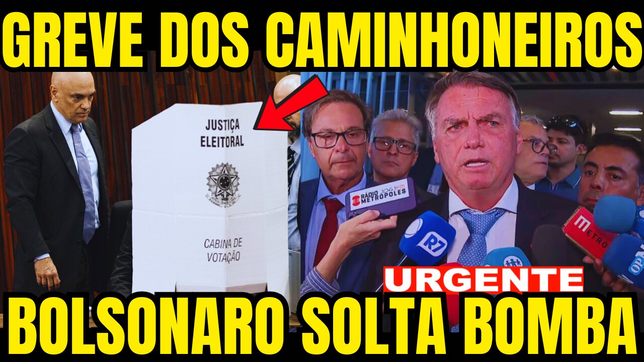 BOLSONARO SOLTA BOMBA AGORA!! GREVE DOS CAMINHONEIROS EXPLODE NO PAÍS!! VÃO CAIR TODOS!!