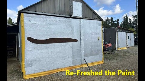 Splashing Paint on the Shop Doors Before Winter Sept 20 2025