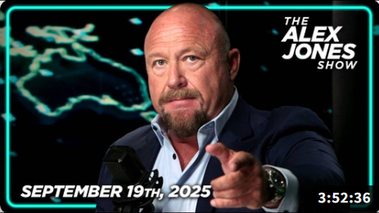 FRIDAY FULL SHOW 9/19/25 — Top Dems Call Kimmel A Martyr While Refusing To Honor Charlie Kirk In Congress, And Trump Calls For Ilhan Omar To Be Deported For Immigration Fraud By Marrying Her Brother! PLUS, Michael Savage & Roger Stone Join Alex Jone