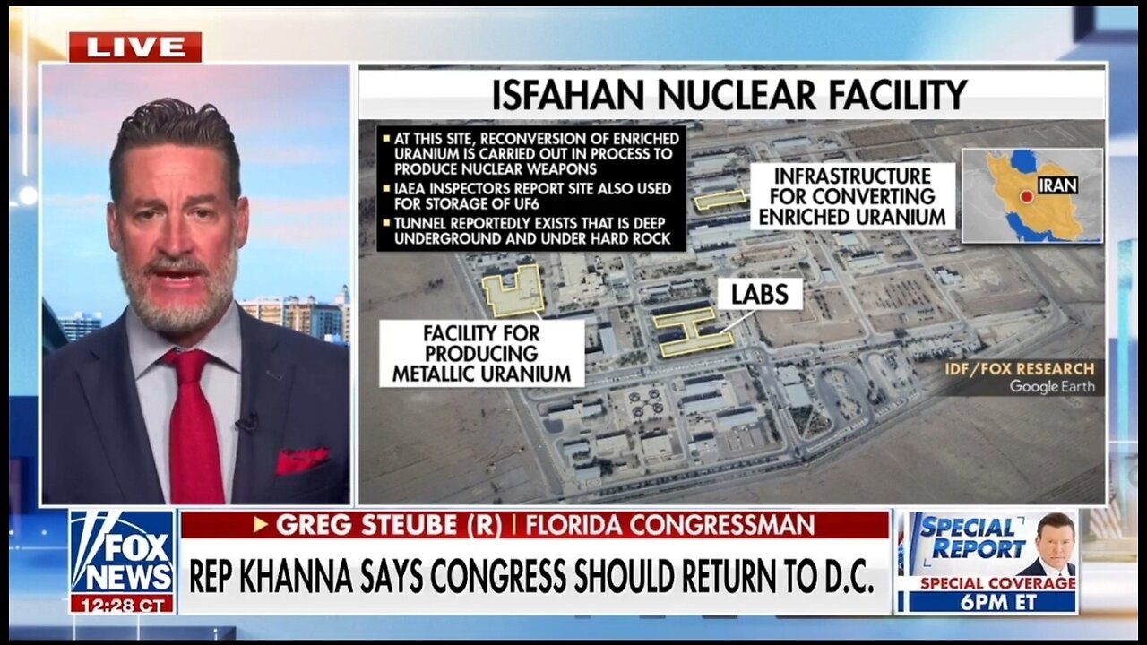 Rep Greg Steube: Trump Bombing Iran Is Absolutely Constitutional