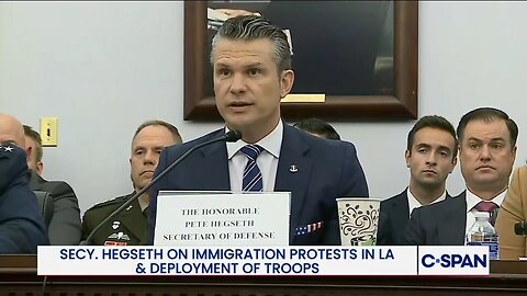 SecDef Defends National Guard and Marines In L.A.