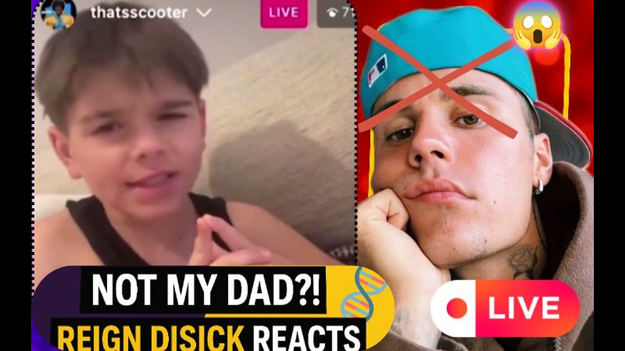 Reign disick SHUTS DOWN rumours about Justin bieber being his father