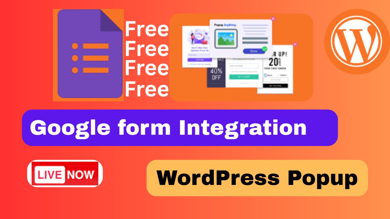 Google Form Integration into WordPress as a Popup | Step by Step Tutorial (2025) | Hindi