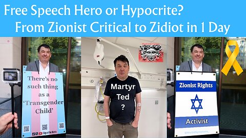 Graham Linehan (Glinner): Free Speech Hero, Hypocrit or Both? |Rapid Onset Zionis